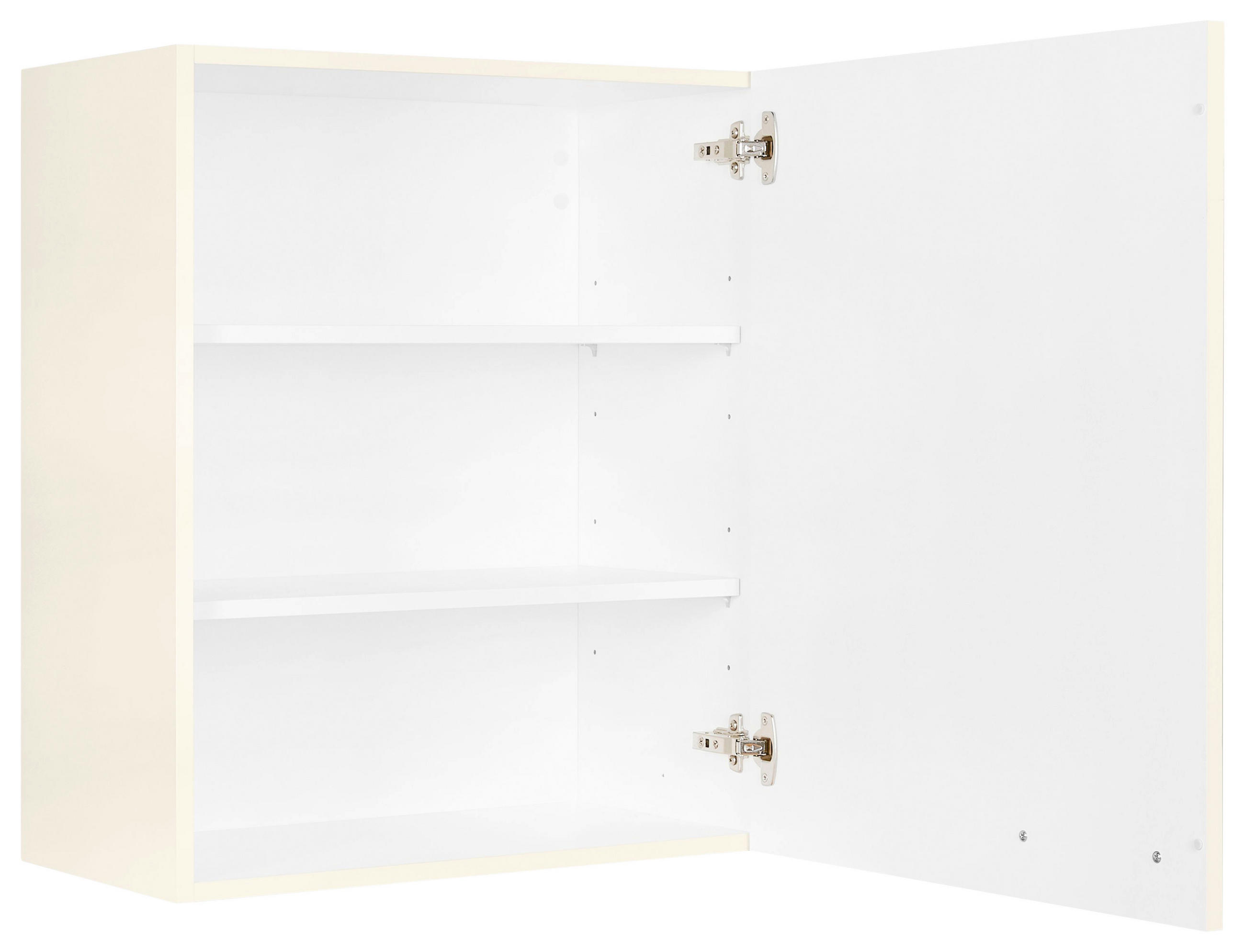KÜCHENOBERSCHRANK 60/72/35 cm  in Magnolie  - Edelstahlfarben/Magnolie, MODERN, Holzwerkstoff (60/72/35cm) - Nobilia