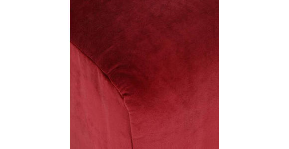 RÉCAMIERE Rot Samt  - Rot/Schwarz, MODERN, Kunststoff/Textil (110/72/180cm) - Carryhome