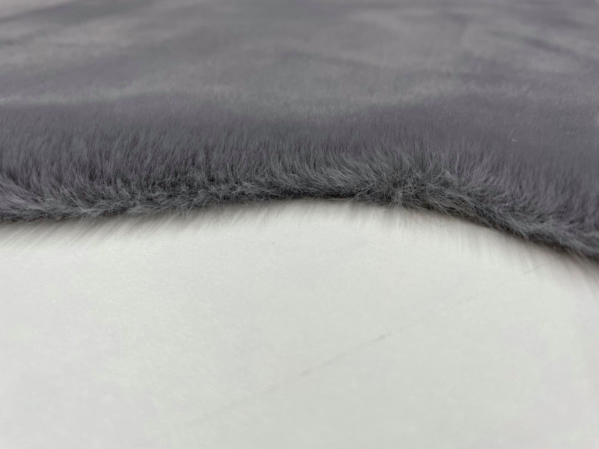 KUNSTFELL 60/90 cm Grau  - Grau, KONVENTIONELL, Textil (60/90cm) - Novel