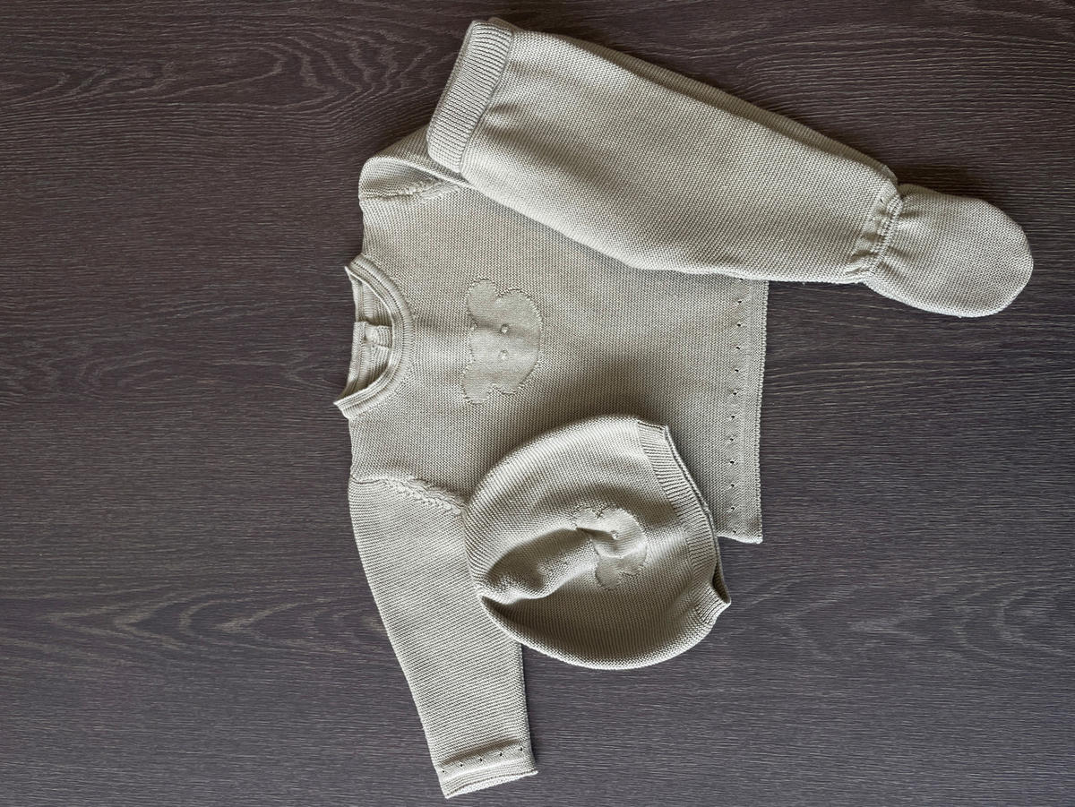 BABYBEKLEIDUNGSSET - Olivgrün, Basics, Textil (56null) - Avelia