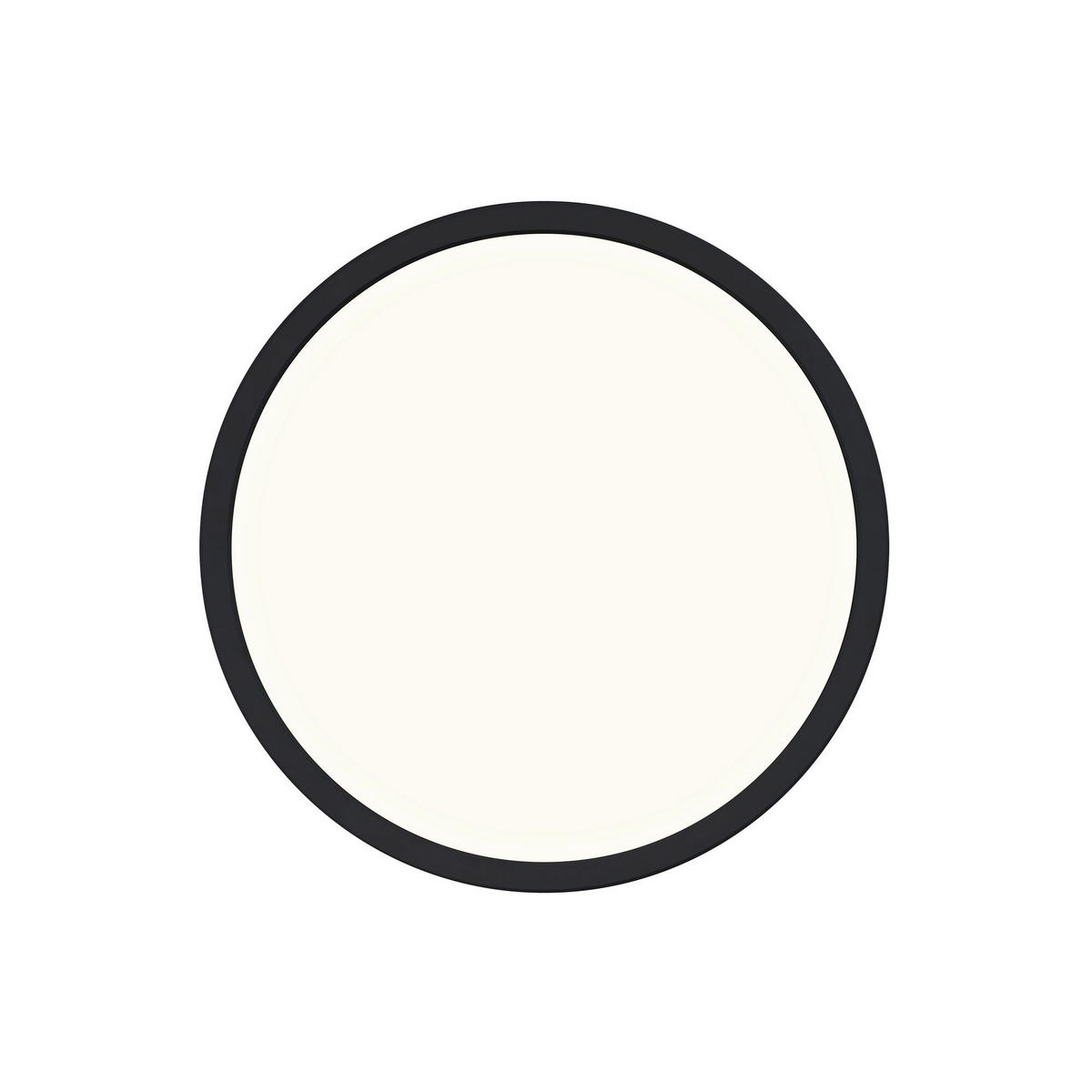 LED-DECKENLEUCHTE 29,4/2,3 cm   - Schwarz, Basics, Kunststoff (29,4/2,3cm) - Nordlux