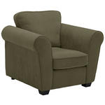 SESSEL in Chenille Dunkelgrün  - Dunkelgrün/Schwarz, KONVENTIONELL, Kunststoff/Textil (106/88/86cm) - Carryhome