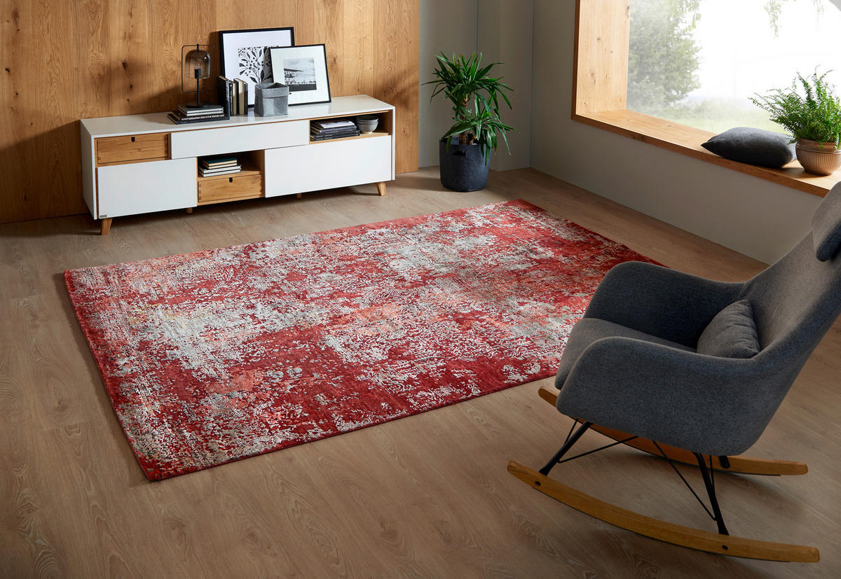 ORIENTÁLNÍ KOBEREC, 140/200 cm červená - červená, Design, textil (140/200cm) - Cazaris