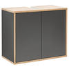 WASCHBECKENUNTERSCHRANK 60/50/30,5 cm  - Eichefarben/Anthrazit, MODERN, Holzwerkstoff (60/50/30,5cm) - MID.YOU