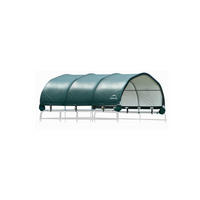 ZELTGARAGE DACH - Dunkelgrün, Basics, Kunststoff (370/370/170cm)
