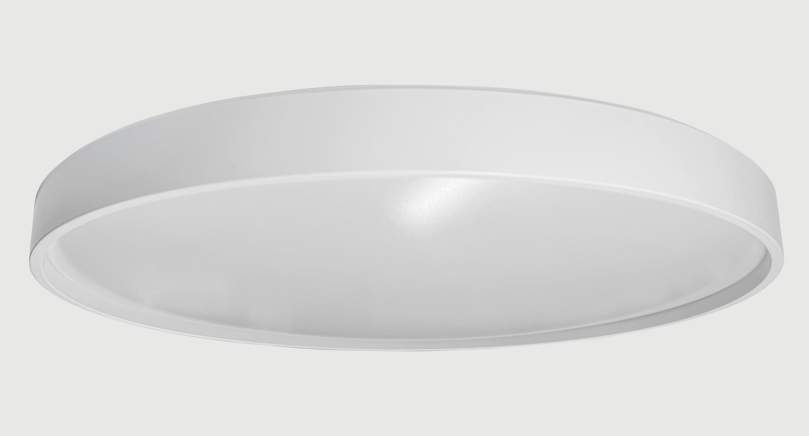 LED PLAFONJERA  - bela, Osnovno, plastika (48/7cm)