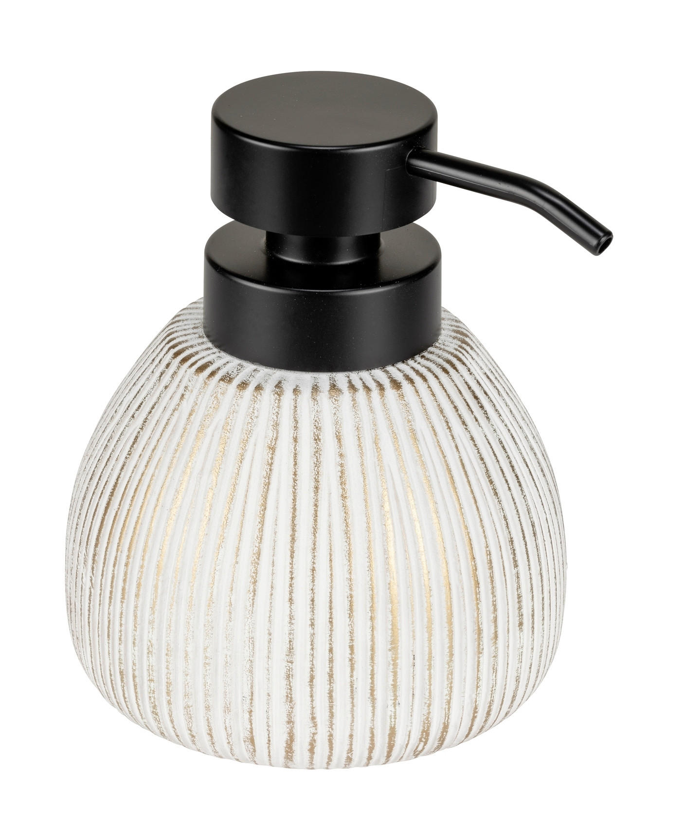 SEIFENSPENDER PASCOLI  - Goldfarben/Schwarz, Basics, Keramik/Kunststoff (11/13/12cm) - Schöner Wohnen