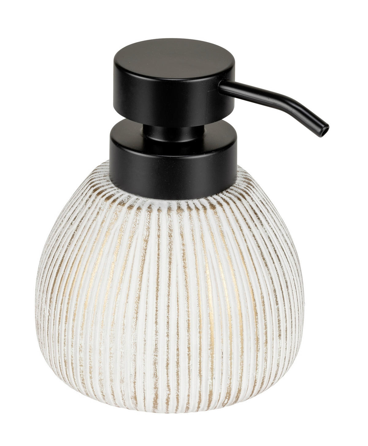 SEIFENSPENDER PASCOLI  - Goldfarben/Schwarz, Basics, Keramik/Kunststoff (11/13/12cm) - Schöner Wohnen