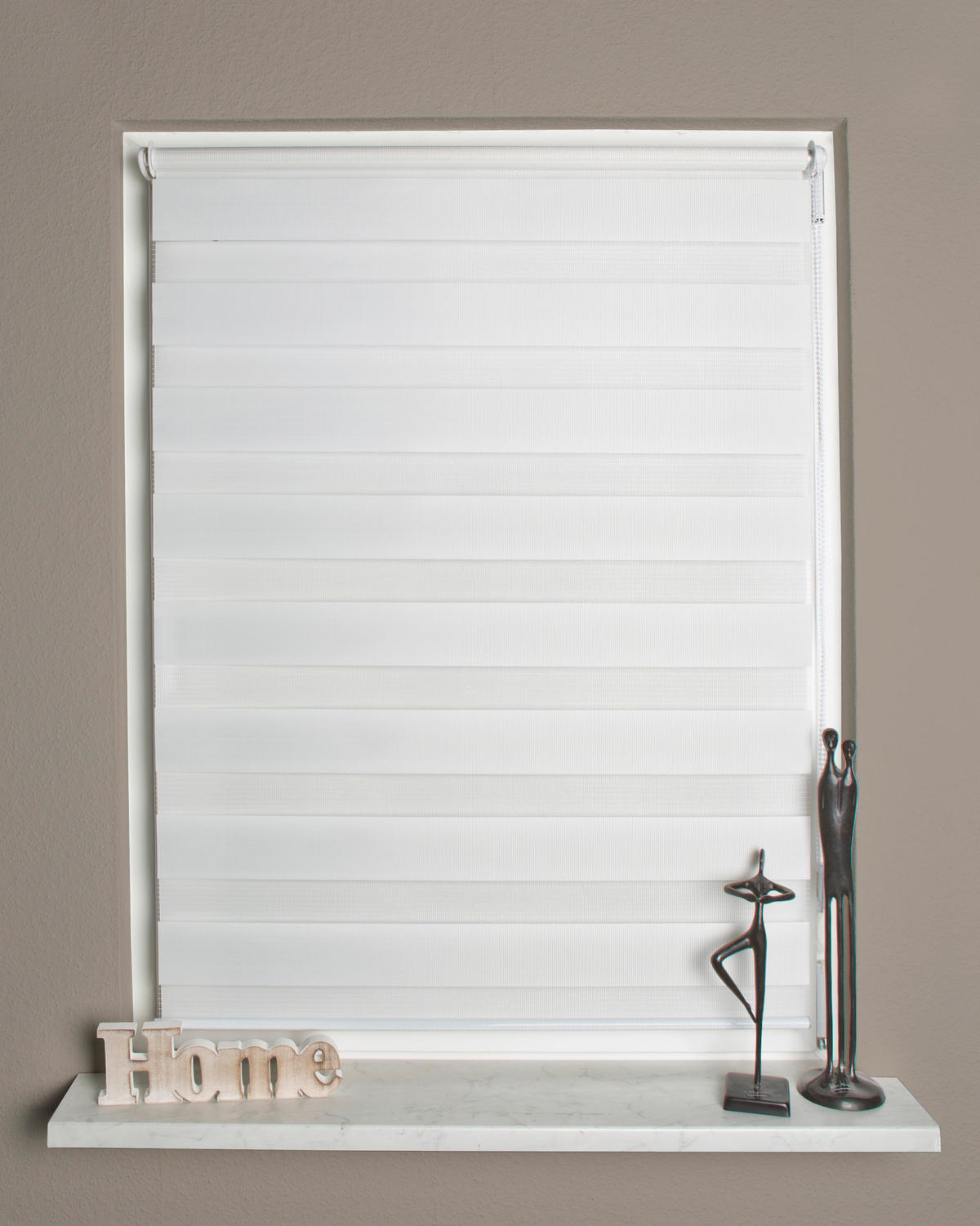 DOPPELROLLO 100/150 cm  - Weiß, Design, Textil (100/150cm)