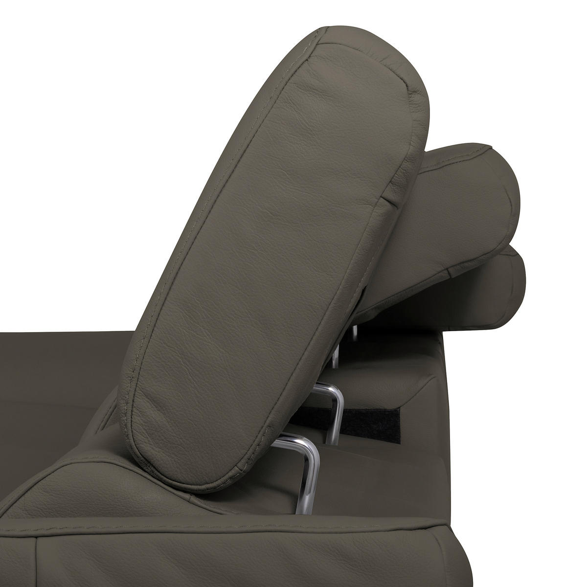 ECKSOFA  in Lederlook Echtleder Schlammfarben  179/252 cm  - Schlammfarben/Schwarz, Design, Leder/Textil (179/252cm) - Livetastic