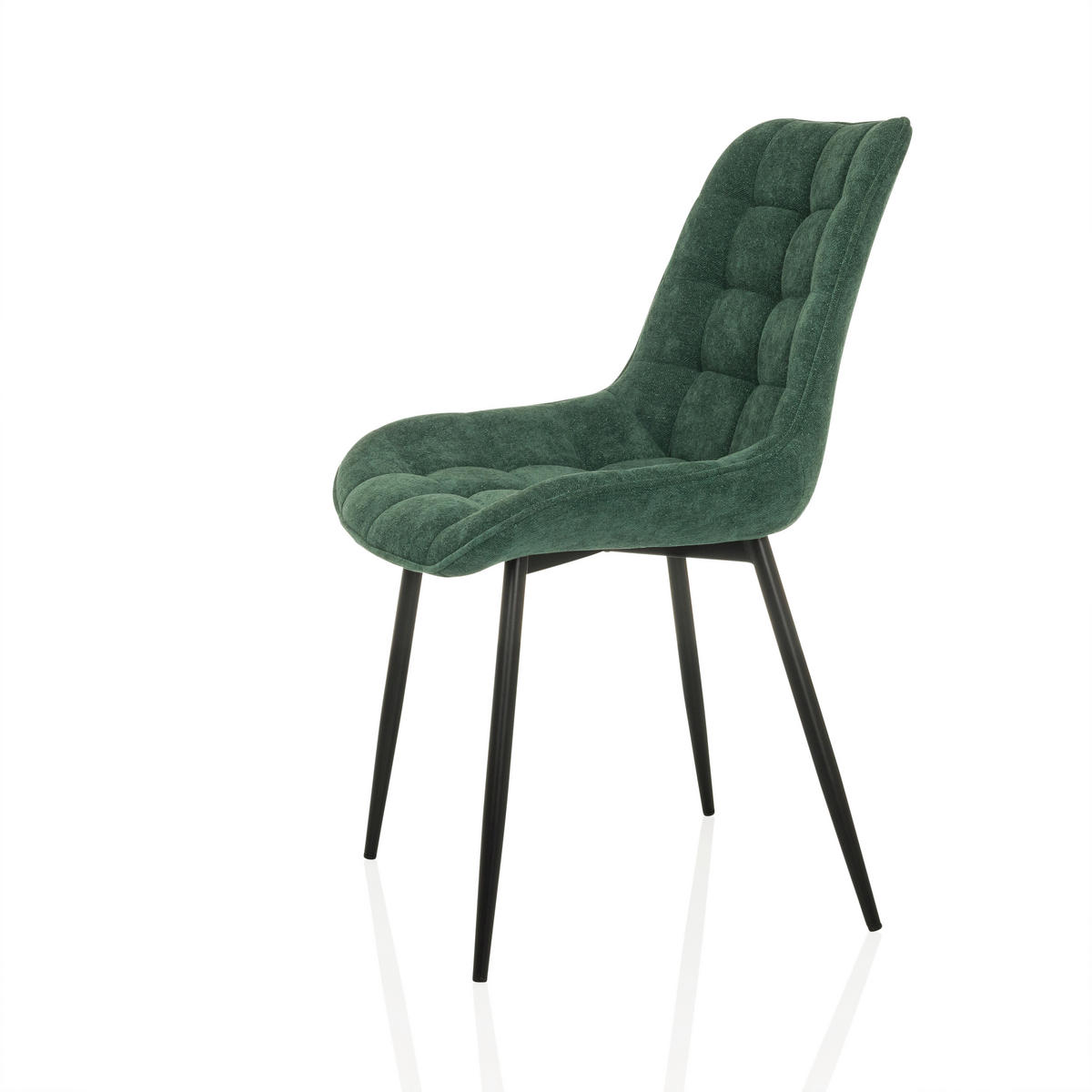 STUHL - Petrol/Schwarz, MODERN, Kunststoff/Textil (55/88/61cm) - MID.YOU