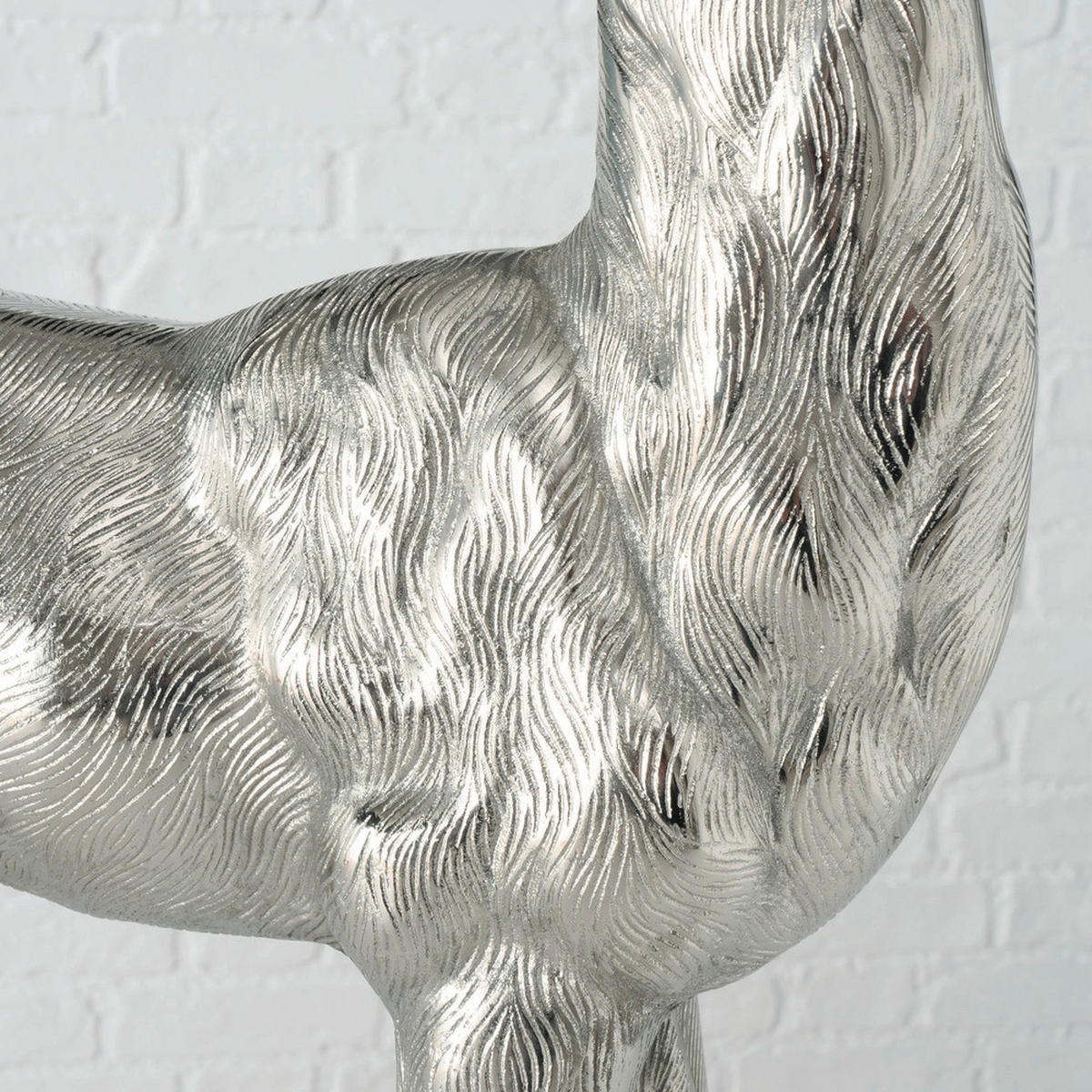 TEELICHTHALTER  - Silberfarben, Design, Metall (53/72/34cm) - Boltze Home