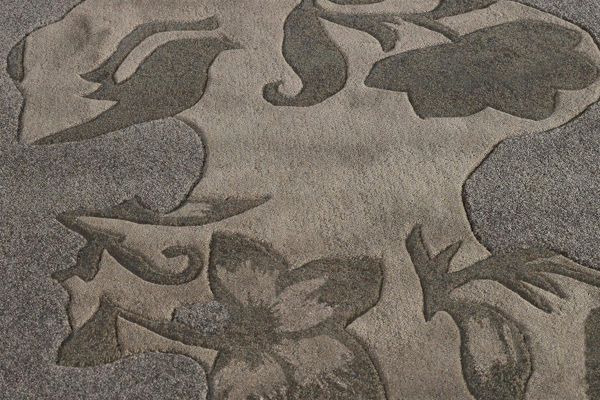 FLACHWEBETEPPICH  Wohnzimmer 120/180 cm Grau, Taupe rechteckig  - Taupe/Grau, Basics, Textil (120/180cm) - Kayoom