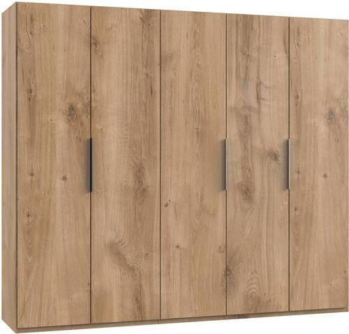 DREHTÜRENSCHRANK in Eichefarben  - Chromfarben/Eichefarben, Modern, Holzwerkstoff (250/216/58cm) - MID.YOU