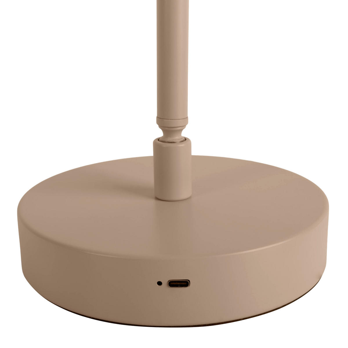 AKKU-TISCHLEUCHTE LUPA 23/16/45 cm  - Beige, Design, Metall (23/16/45cm) - Näve