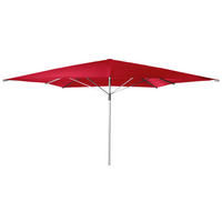 SONNENSCHIRM 400x400 cm Rot  - Rot/Alufarben, Basics, Textil/Metall (400/400cm) - Doppler