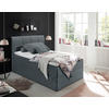 POSTEL BOXSPRING, 120/200 cm, antracitová - černá/antracitová, Basics, textil/plast (120/200cm) - MID.YOU