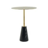 PRÍRUČNÝ STOLÍK,  - Design, kov/kameň (40/53cm) - MID.YOU