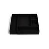SCHUBLADENBOX    30/30/5 cm  - Schwarz, Basics, Karton/Papier (30/30/5cm)