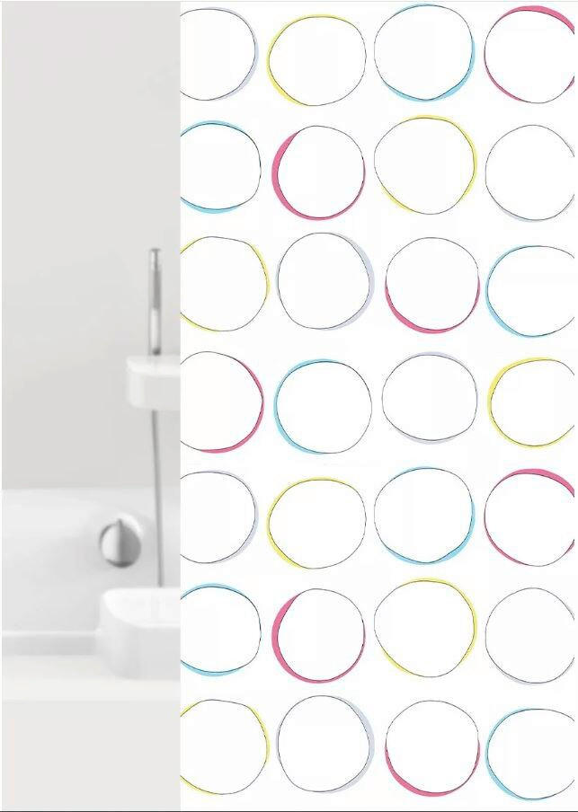 DUSCHVORHANG Lentils 180/200 cm  - Multicolor, Basics, Kunststoff (180/200cm) - Grund