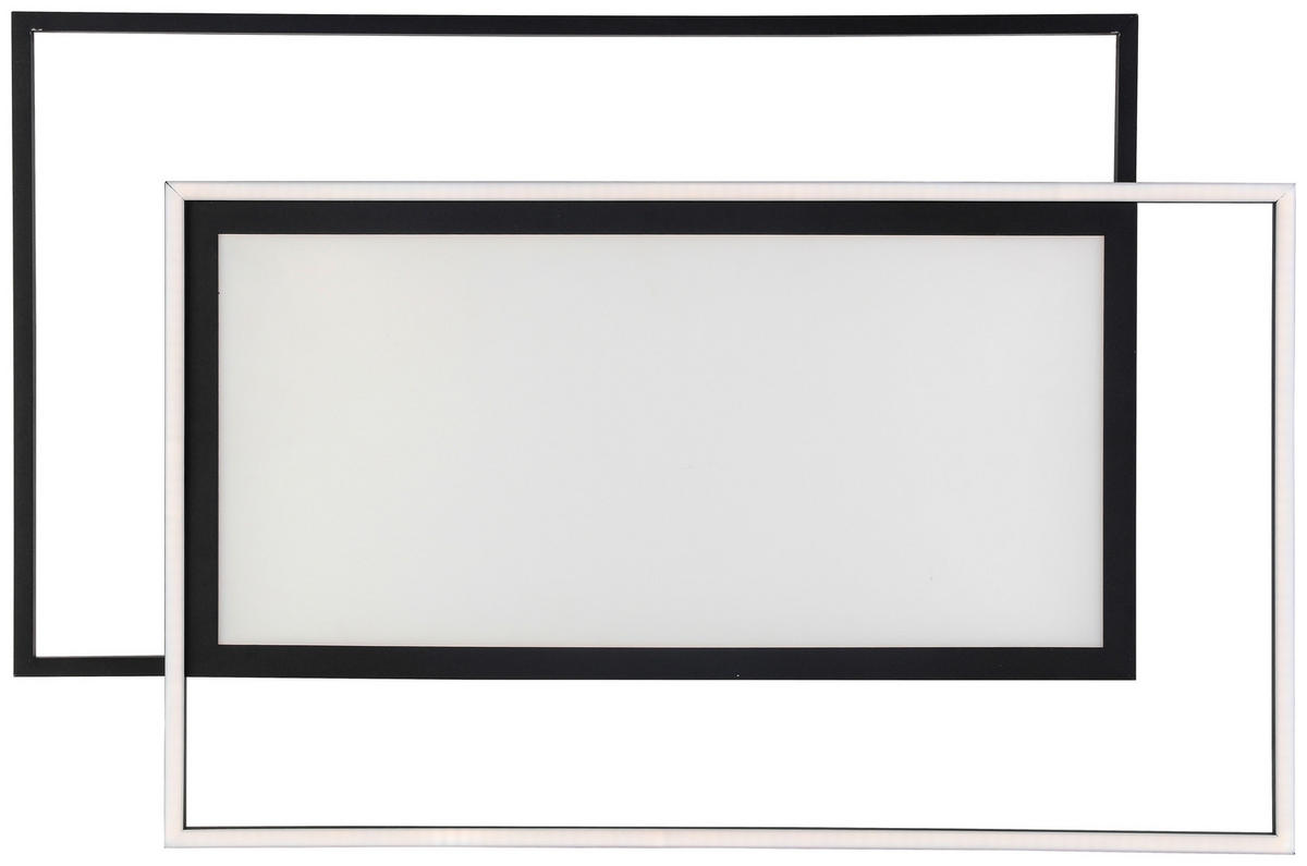 LED-PANEEL 80,8/52,8/6 cm  - Schwarz, Trend, Kunststoff/Metall (80,8/52,8/6cm) - Novel