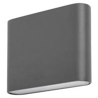 ZIDNA SVJETILJKA VANJSKA Nesna  - antracit, Basics, staklo/metal (11/9/3cm)