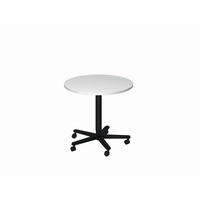 STEHTISCH 80/80/72-114 cm  - Schwarz/Weiß, KONVENTIONELL, Holzwerkstoff/Metall (80/80/72-114cm) - Venda