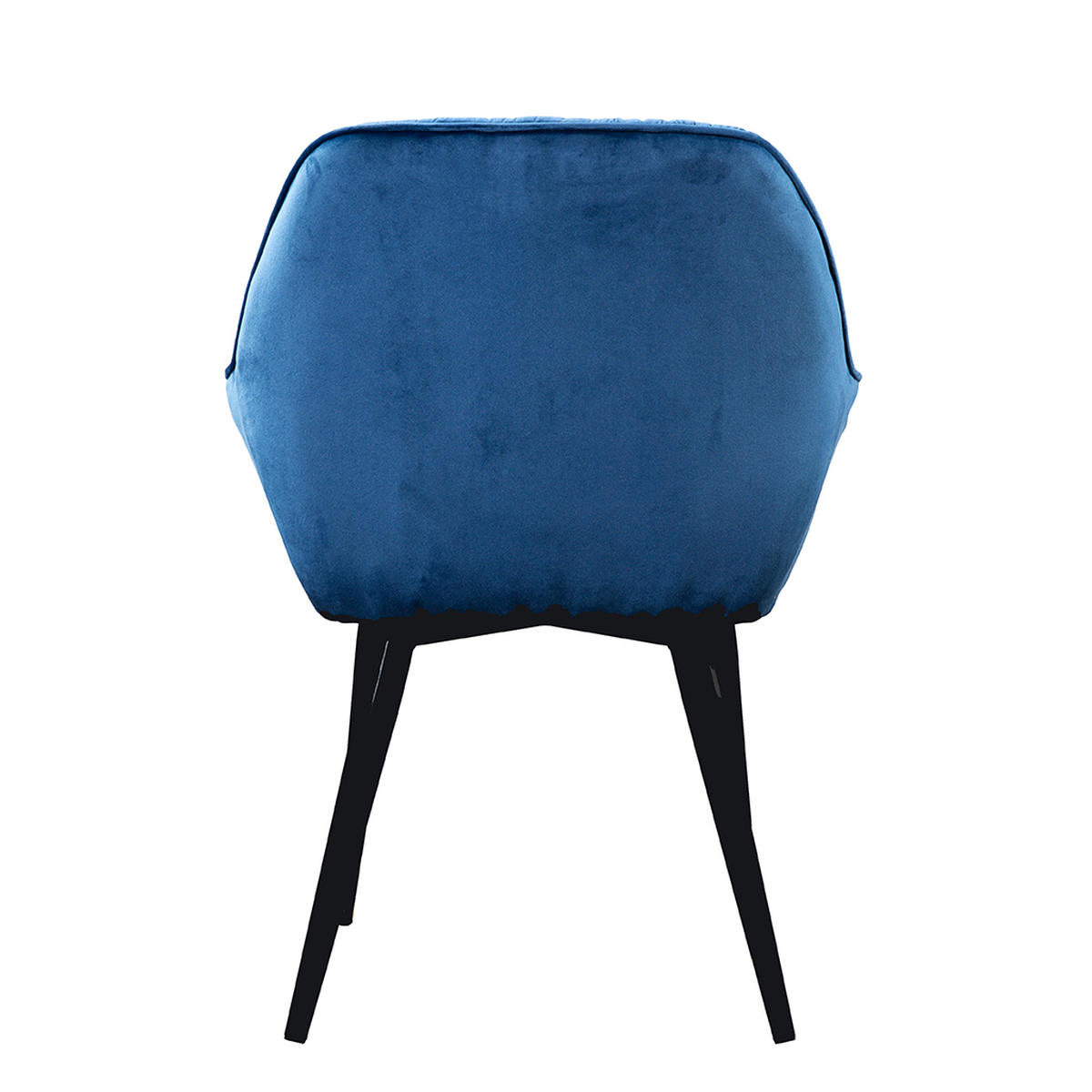STOL, kovina, tekstil antracit, temno modra  - antracit/temno modra, Trendi, kovina/tekstil (62/82/60cm) - MID.YOU
