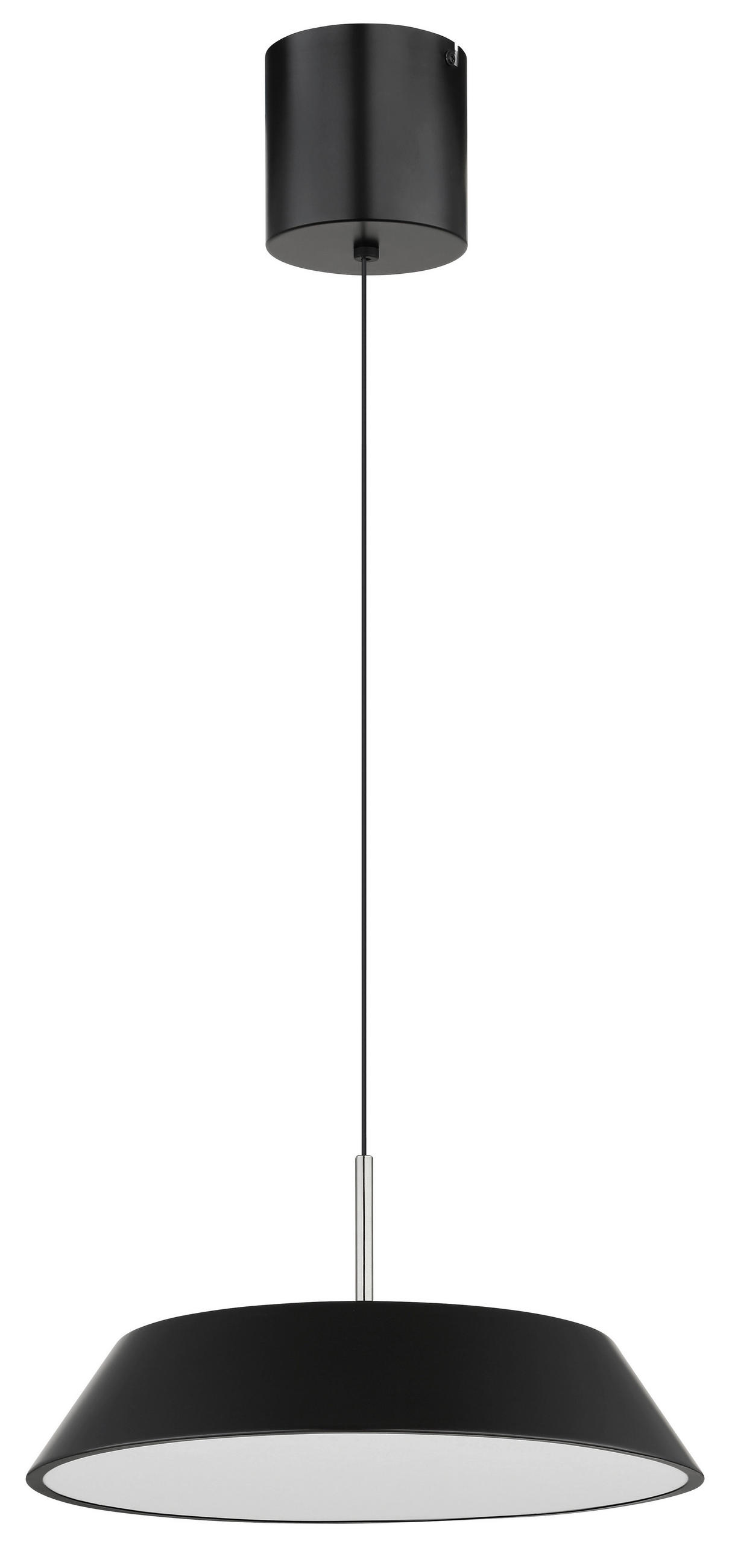 LED-HÄNGELEUCHTE 40/180 cm  - Schwarz/Weiß, Basics, Kunststoff/Metall (40/180cm) - Globo