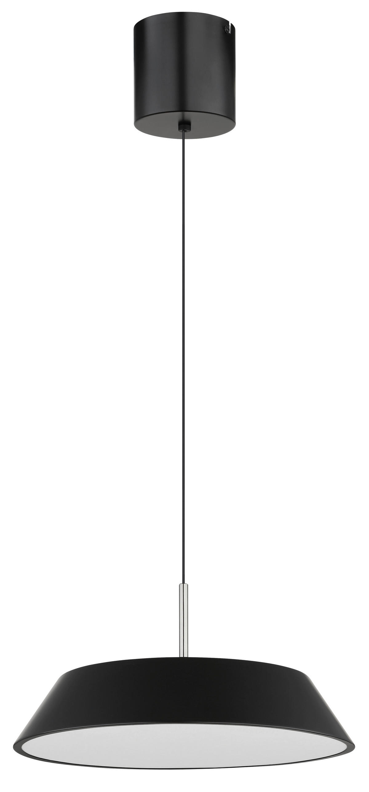 LED-HÄNGELEUCHTE 40/180 cm  - Schwarz/Weiß, Basics, Kunststoff/Metall (40/180cm) - Globo