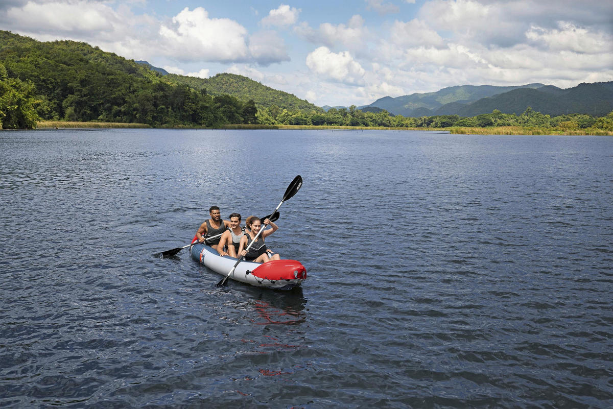 KAJAK 65052 VENTURA KAYAK  - Rot/Grau, KONVENTIONELL, Kunststoff/Metall (381/100cm) - Bestway