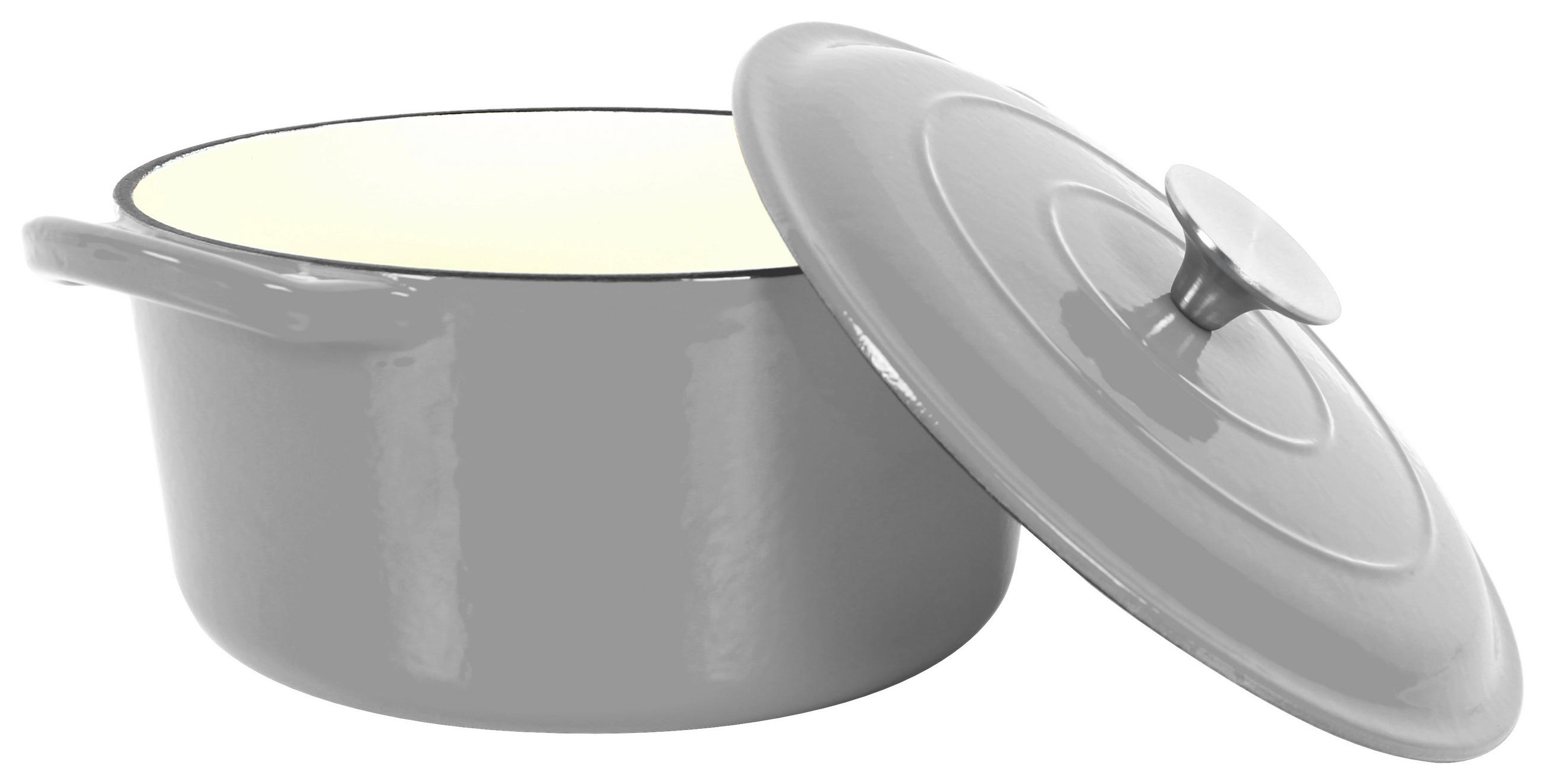BUFFÉTGRYTA - silver/grå, Design, metall (22,5cm) - Echtwerk