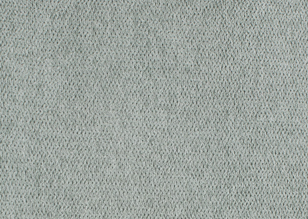 ECKSOFA in Chenille, Mikrofaser Hellblau, Salbeigrün  157/299 cm  - Salbeigrün/Schwarz, Design, Textil/Metall (157/299cm) - Dieter Knoll