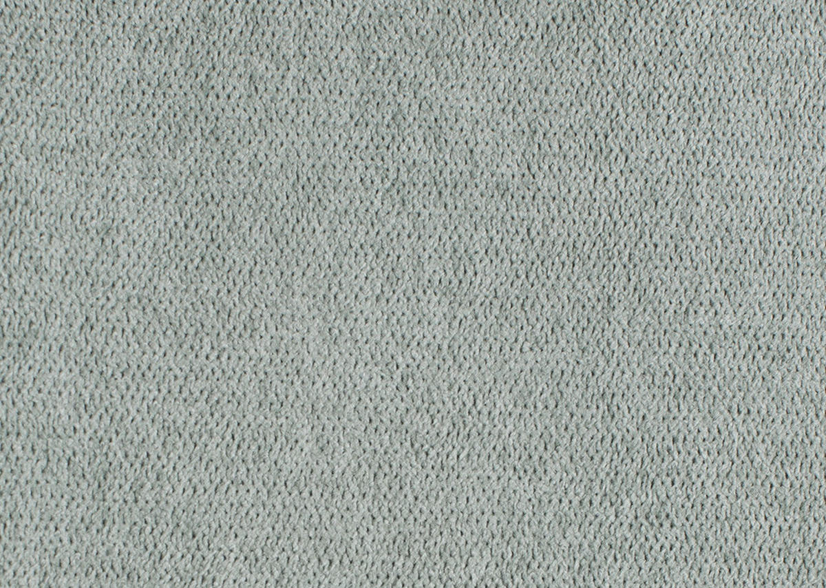 ECKSOFA in Chenille, Mikrofaser Hellblau, Salbeigrün  - Salbeigrün/Schwarz, Design, Textil/Metall (157/299cm) - Dieter Knoll