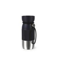 THERMOBECHER beYou 0,36L L  - Schwarz, Basics, Metall (7,4/7,4/18,7cm) - Emsa