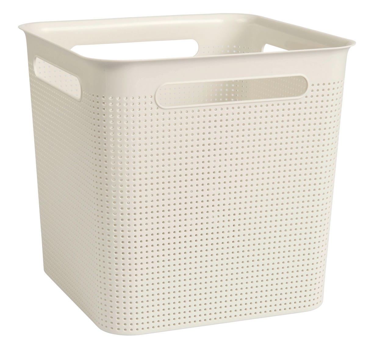 BOX    29,1/29,1/28,1 cm  - Weiß, Basics, Kunststoff (29,1/29,1/28,1cm) - Rotho