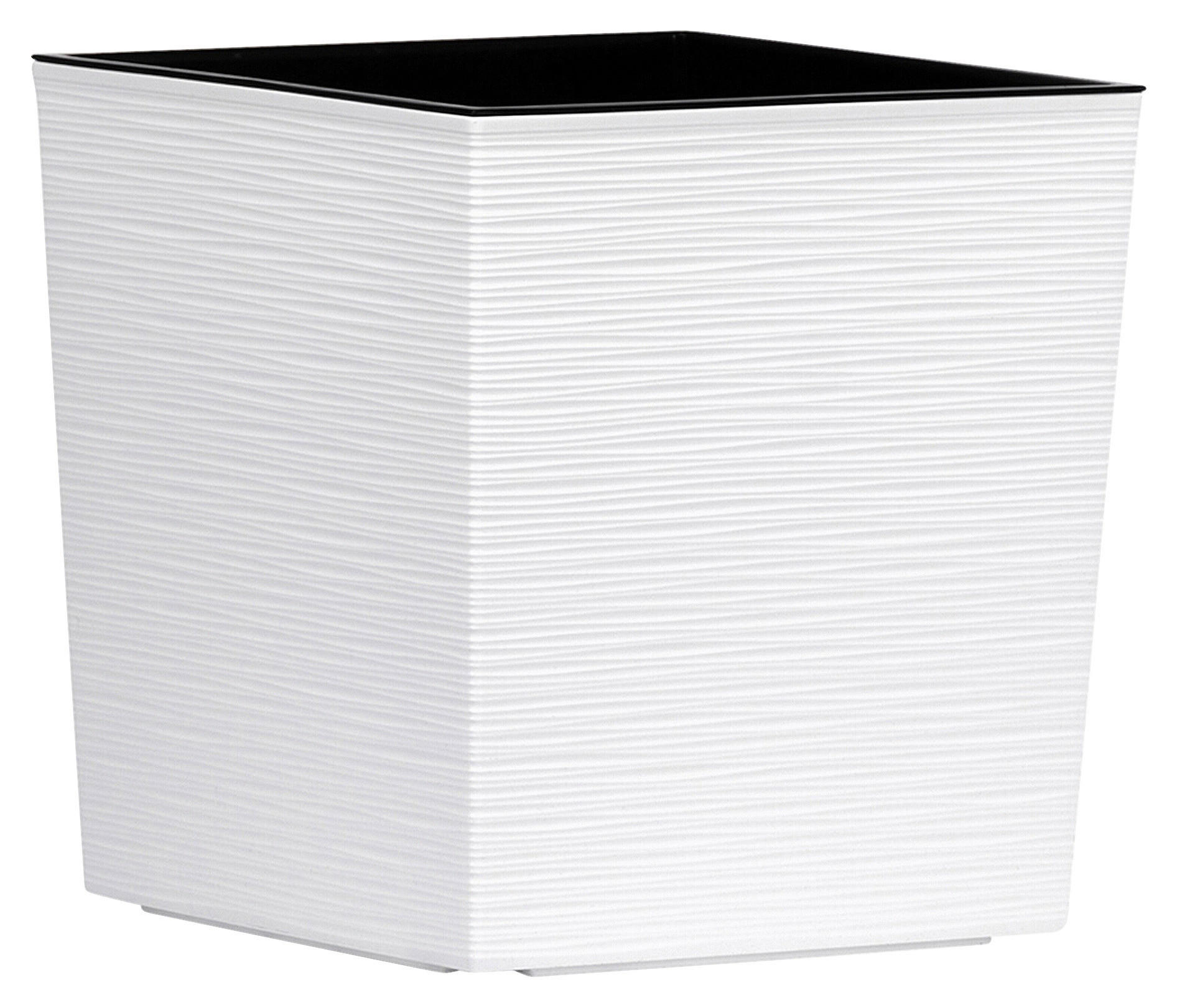 PFLANZENTOPF   - Weiß, Basics, Kunststoff (40/41,5/40cm) - Siena Garden