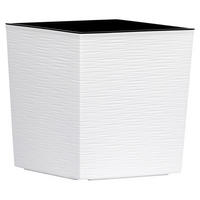 PFLANZENTOPF   - Weiß, Basics, Kunststoff (40/41,5/40cm) - Siena Garden