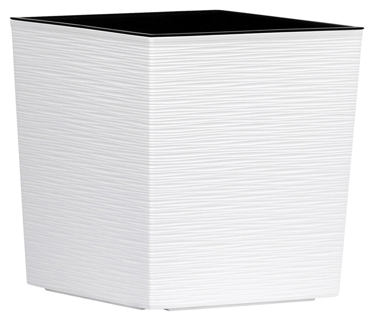 PFLANZENTOPF   - Weiß, Basics, Kunststoff (40/41,5/40cm) - Siena Garden