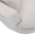 SESSEL in Chenille Creme  - Creme/Schwarz, KONVENTIONELL, Textil/Metall (115/72/115cm) - Carryhome