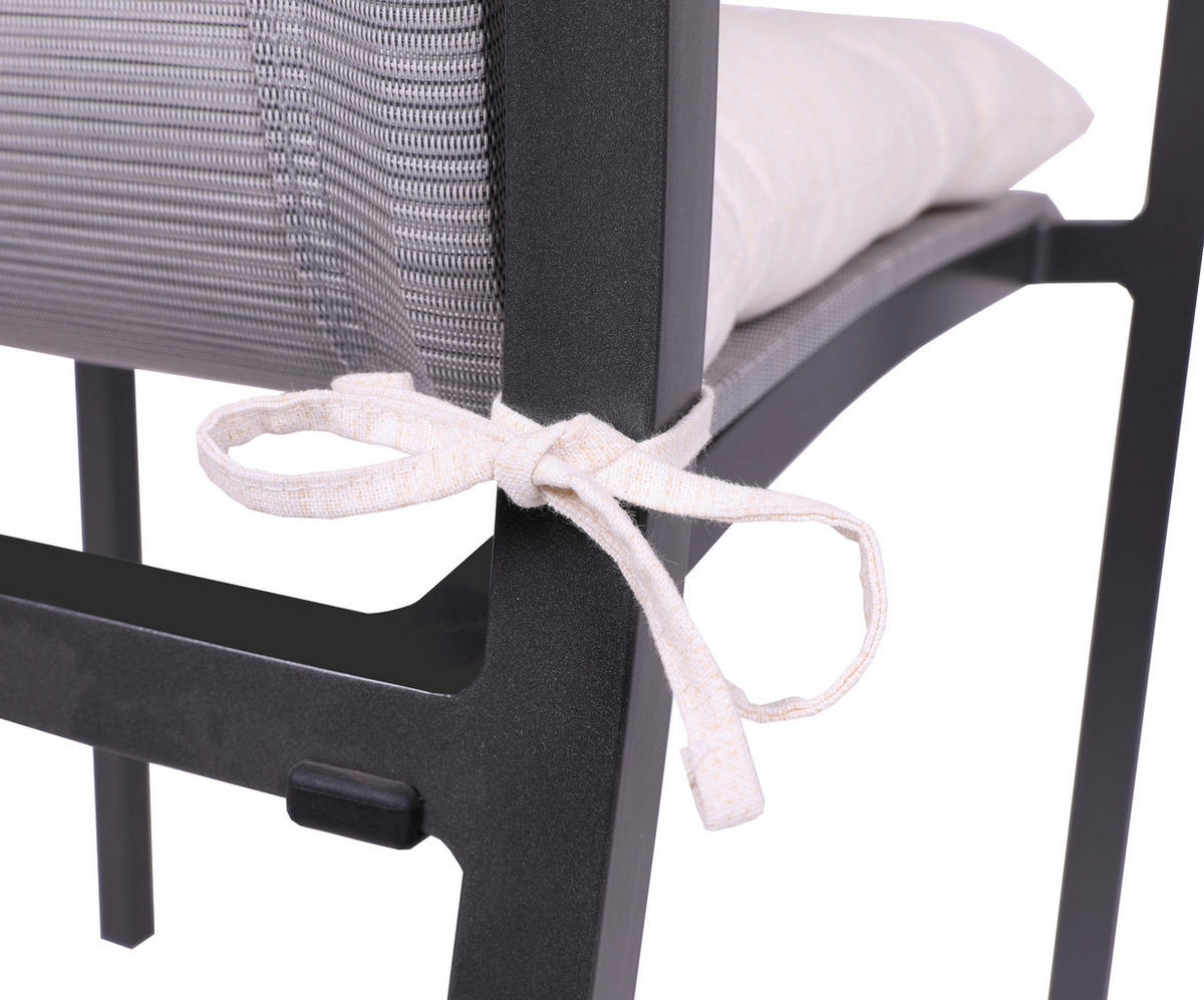 GARTENSITZKISSEN in Naturfarben 40/40 cm  - Naturfarben, Design, Textil (40/40cm)