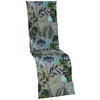 RELAXSESSELAUFLAGE in Anthrazit, Grün Blätter  - Anthrazit/Grün, Design, Textil (48/5/168cm)
