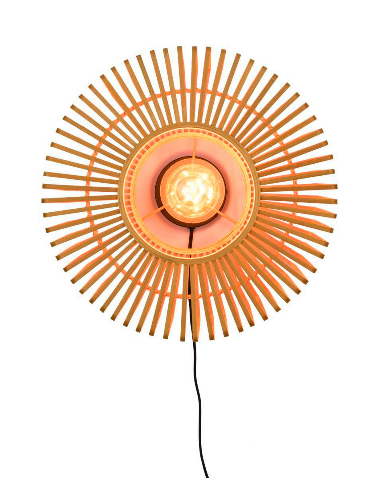 VÄGGLAMPA 20/40 cm   - naturfärgad, Trend, trä (20/40cm) - Good & Mojo