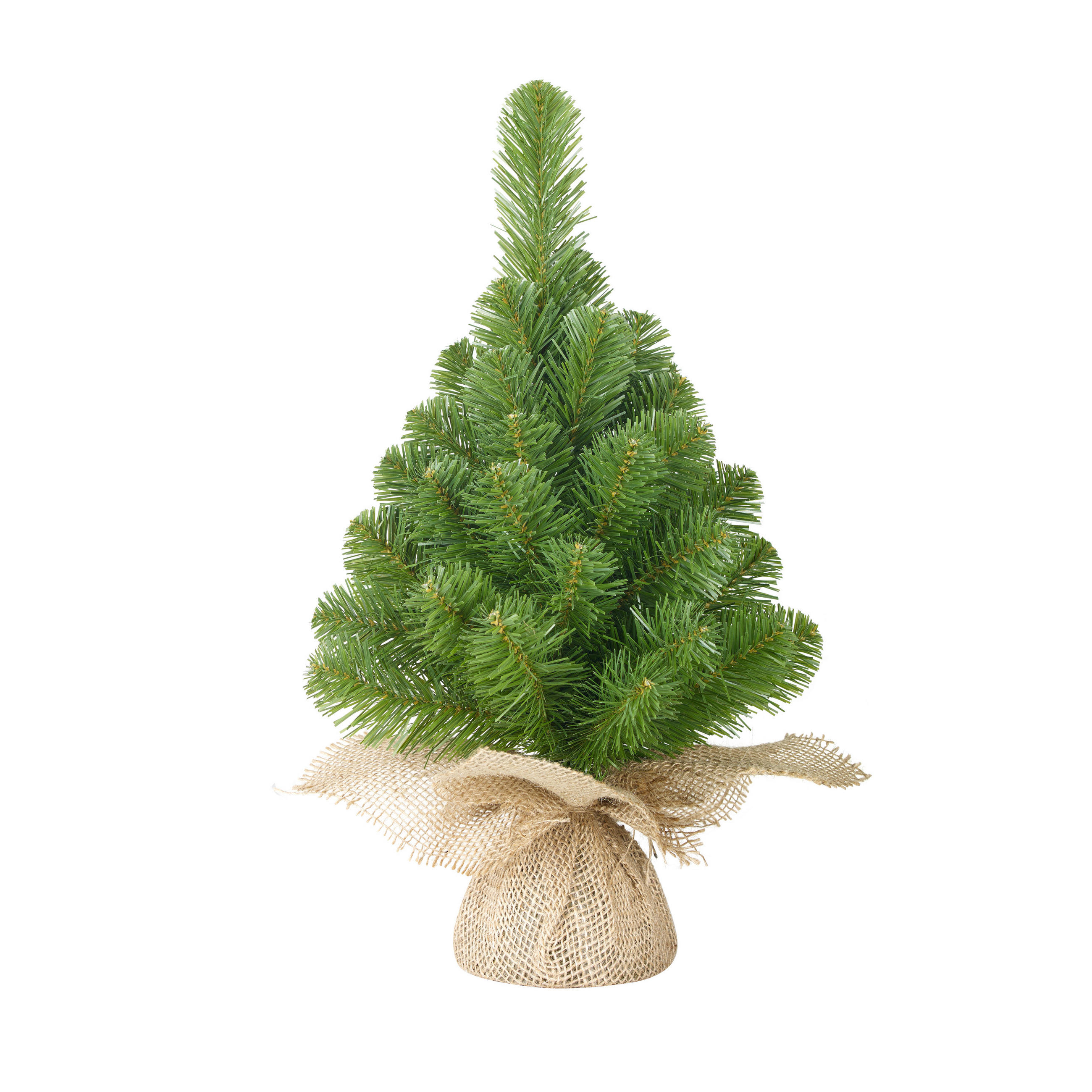 UKRASNA NOVOGODIŠNJA JELKA - zelena, Osnovno, plastika (15/30cm) - X-Mas