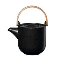 TEEKANNE COPPA KURO  - Schwarz, Design, Holz/Keramik (14,5/10,7/12cm) - ASA