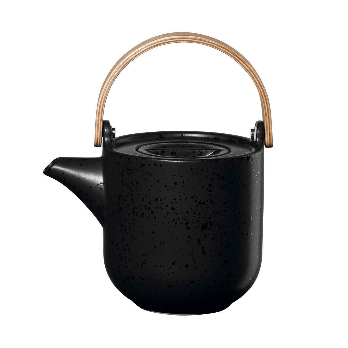 TEEKANNE COPPA KURO  - Schwarz, Design, Holz/Keramik (14,5/10,7/12cm) - ASA