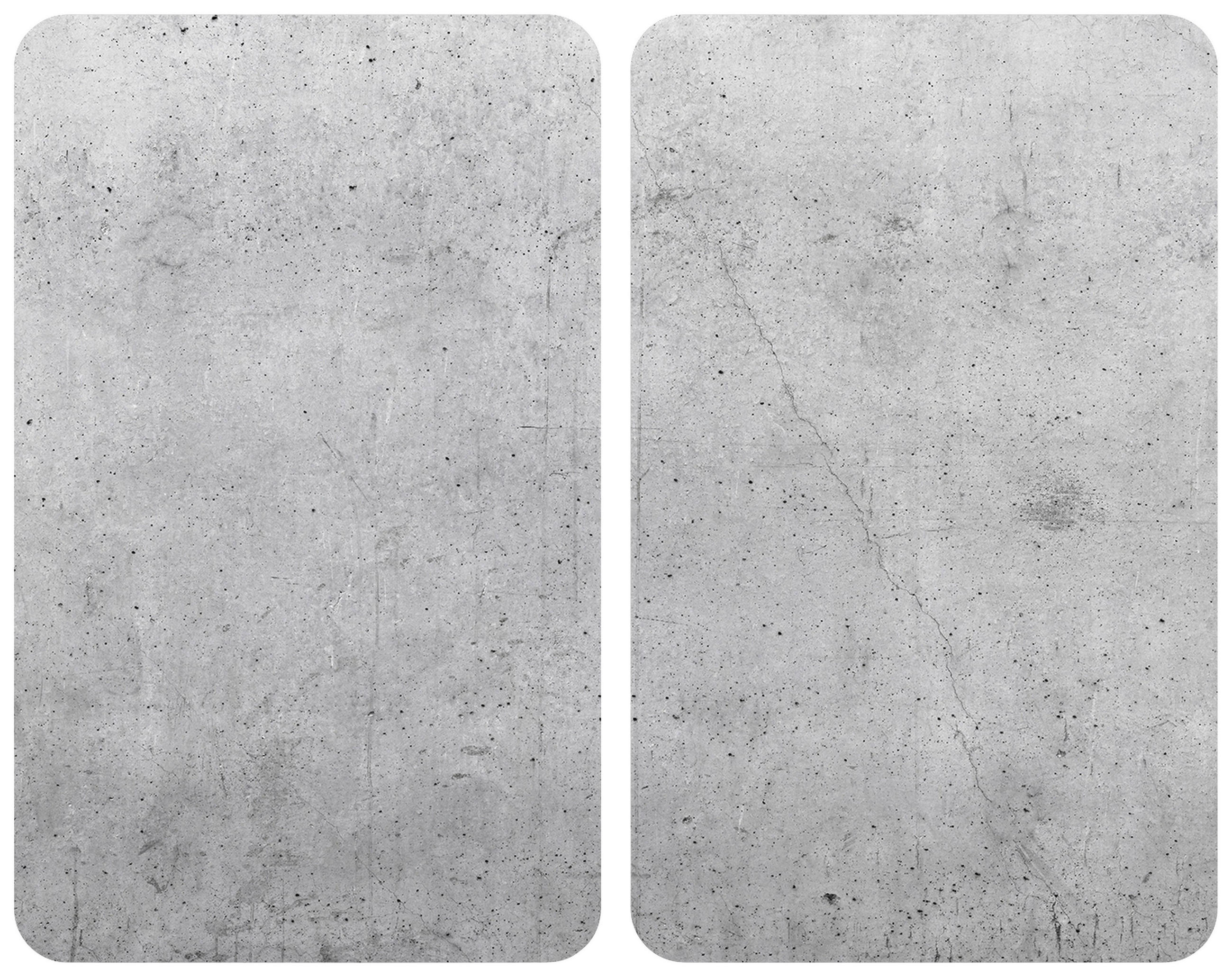HERDABDECKPLATTE 53906100  - Grau, Design, Glas/Kunststoff (30/1,8-5,5/52cm) - Wenko