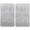 HERDABDECKPLATTE 53906100  - Grau, Design, Glas/Kunststoff (30/1,8-5,5/52cm) - Wenko