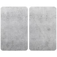 HERDABDECKPLATTE 53906100  - Grau, Design, Glas/Kunststoff (30/1,8-5,5/52cm) - Wenko