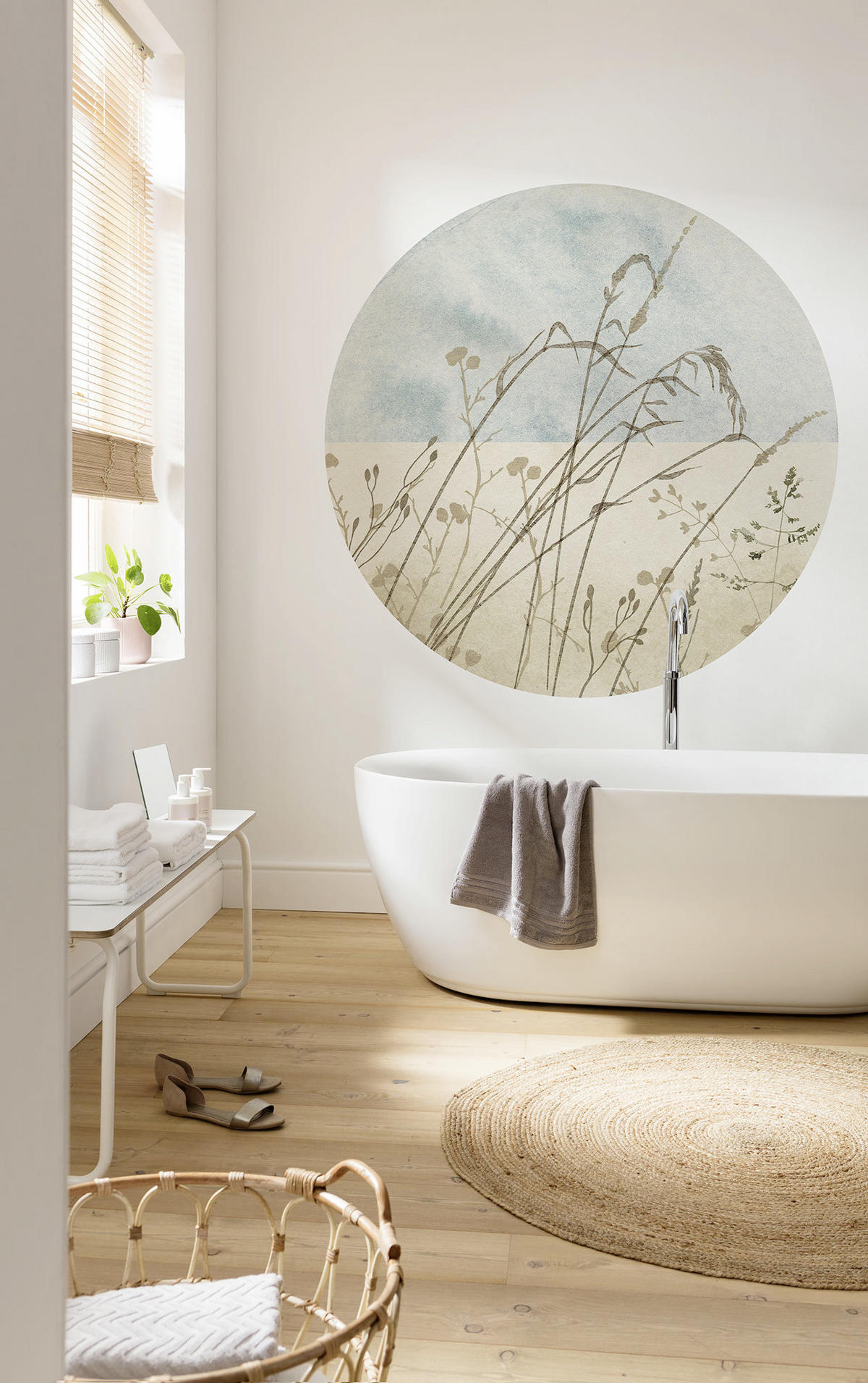 FOTOTAPETE - Blau/Braun, Trend (125cm)
